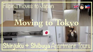 MOVING TO JAPAN | Tokyo Apartment tour Shinjuku, Shibuya