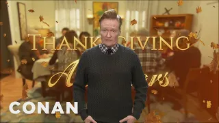 The All-Stars Of The Thanksgiving Dinner Table | CONAN on TBS
