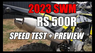 2023 Swm Rs500r Speed Test: You Probably Won't Believe How Fast It Is!