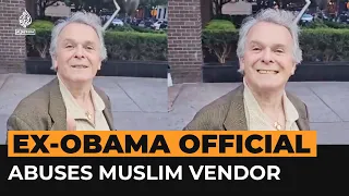 Former US official filmed abusing a Muslim street vendor | Al Jazeera Newsfeed