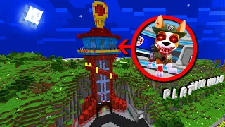 APARECE TRACKER.EXE EN LA CASA DE PAW PATROL.EXE EN MINECRAFT 🌴