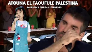 America's Got talent  participants makes the jury cry song Atouna el Palestine child sufferers,,,