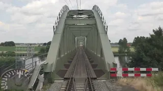 Ride with the train driver from 's-Hertogenbosch to Zwolle (With speedometer).