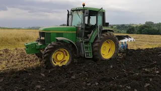 Примірка плуга до John Deere 6900 #johndeere #lemken