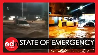 Cars Swept Away as Flooding Devastates Brazilian City