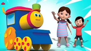 Bob El Tren | canción de comida | 3D Rimas infantiles | Bob The Train | Bob Food Songs | Kids Songs