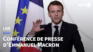 🔴 LIVE: Conférence de presse d'Emmanuel Macron