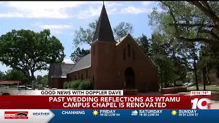 VIDEO: Good News: Past wedding reflections as WTAMU campus chapel is renovated