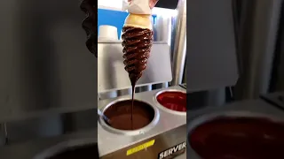 Ice Cream Chocolate Dipping & Mixing | Satisfying