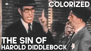 The Sin of Harold Diddlebock | COLORIZED | Full Movie | Harold Lloyd