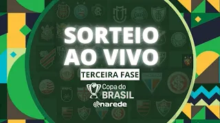 SORTEIO DA COPA DO BRASIL 2023 AO VIVO - TERCEIRA FASE
