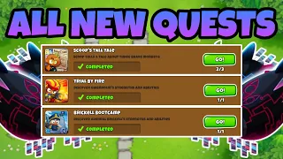 How To BEAT The 3 NEW QUESTS! (Bloons TD 6 // Update 38)
