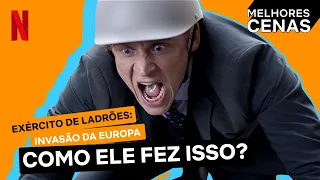 MUITA ADRENALINA em Exército de Ladrões: Invasão da Europa | Melhores Cenas | Netflix Brasil