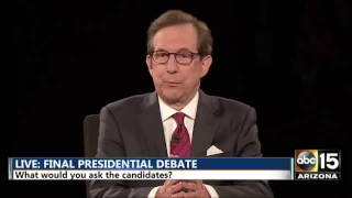 Wallace: Thank you sir... - Donald Trump Hillary Clinton Final Presidential Debate