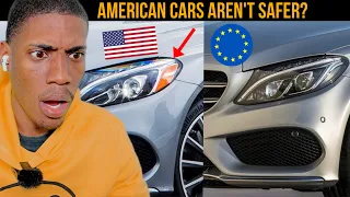 Why European Cars are SAFER Than American Cars || FOREIGN REACTS