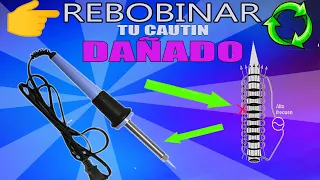 ✅Puedo Reparar tu Cautin Dañado y dejarlo como Nuevo♻️ how to repair a soldering iron