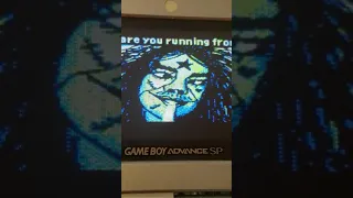 Gameboy Camera: Who Are You Running From Easter Egg.