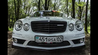 Обзор Mercedes W211 5 5 AMG 7 g tronik   Замер мощности   Заруба 2 ЧАСТЬ