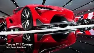 Toyota FT-1 Concept at the Detroit Auto Show