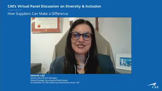 CAE - Panel Discussion on Diversity & Inclusion in business – “How Suppliers Can Make a Difference”