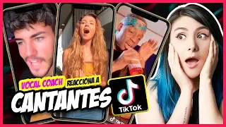 CANTANTES EN TIKTOK ¿CANTAN? | VOCAL COACH REACCIONA | Gret Rocha