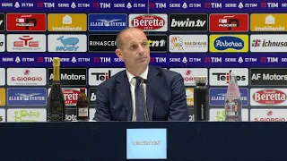 CAGLIARI - JUVE 2-2, Allegri: "il primo tempo più brutto della stagione". Conferenza stampa