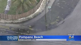 Flood Of Trouble In Pompano Beach Neighborhood After Water Main Break