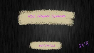 Обновление RSL Helper от 30 сентября