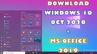 How to Download Windows 10 x64 Bit 2020 PLUS MS OFFICE 2019 MOST UPDATED and ACTIVATED for FREE