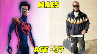 Spider-Man 2023 Across the Spider-Verse Real Name and Age