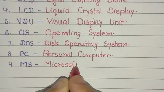 Computer related full forms part-2 #fullforms #fullformshorts #fullformgk #fullform #english #course