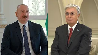 Presidents of Azerbaijan and Kazakhstan share their views on economic strategy and geopolitics