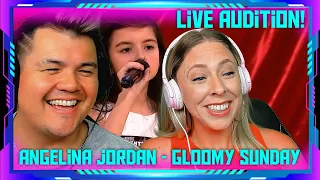 Reaction to Angelina Jordan - Gloomy Sunday - Norway's Got Talent | THE WOLF HUNTERZ Jon and Dolly