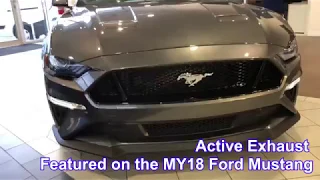 MY18 MY19 Ford Mustang GT Active Exhaust Demo - Sound On!