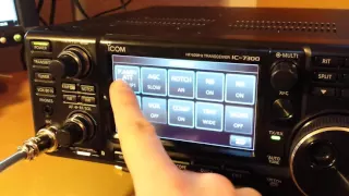 IC-7300 top level user interface overview