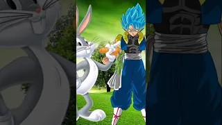 Bugs bunny vs dragon ball super characters😈 #dbs #goku #anime #bugsbunny #viral