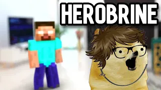 HEROBRINE captura a un NIÑO con DERECHO en MINECRAFT - Hilos con cheems