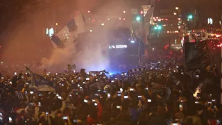 Recibimiento y afición Real Sociedad - Mirandés 14/02/2020