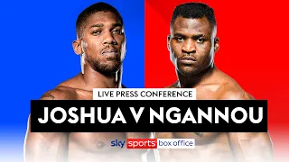 ANTHONY JOSHUA VS FRANCIS NGANNOU! 🔥 | Live Press Conference