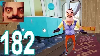 Hello Neighbor - My New Neighbor Mirror Jacket Act 3 Tram Hare Gameplay Walkthrough Part 182