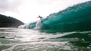 Waimea Bay Shore Break | 1-2 Foot GoPro POV Raw Clips