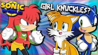 Sonic Tails & FEMALE KNUCKLES?  | Sonic Tails & Knuxie Play Sonic World