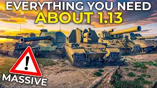What You Need To Know about Update 1.13 Patch in World of Tanks