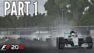 F1 2016 Career Mode Part 1 - Qualifying with an F1 Newbie (Xbox One Gameplay HD)