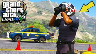 GTA V : MOD POLICIA - SUPER BLITZ POLICIAL com a ROCAM e a PRF! ( TENTOU DAR FUGA E EXPLODIU )