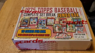 1975 Topps set break