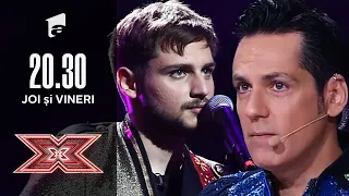 Adrian Petrache umple scena cu vocea lui, cântând piesa ”Puteri asupra mea” | Dueluri | X Factor
