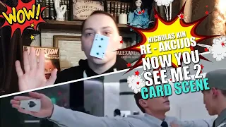 Magician Reacts to NOW YOU SEE ME 2 (HIDDEN CARD) | Nicholas Kin RE-AKCIJA