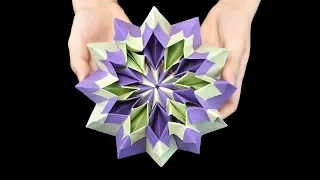 这种可以无限翻转的烟花折纸，很多人见过但不会折，其实非常简单