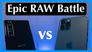 Sony Xperia 1 II vs iPhone 12 Pro Max - Epic RAW vs ProRAW comparison